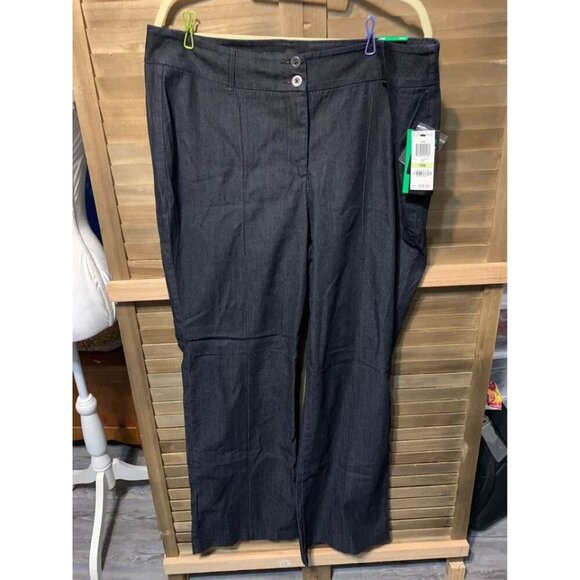 Style & Co. Pants - NWT Style & Co Business Casual Trouser Pants Mid Rise Tummy Control Sz 18W Gray